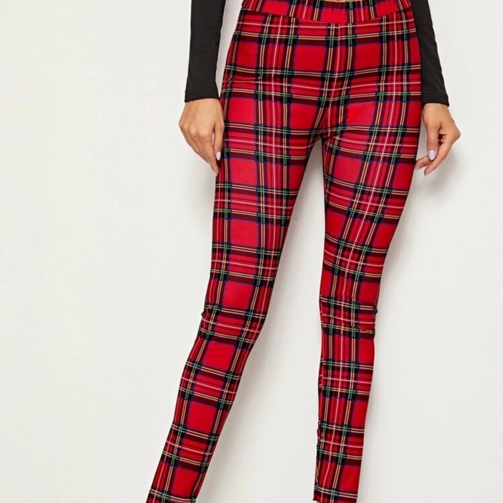 Red & Black Leggings
